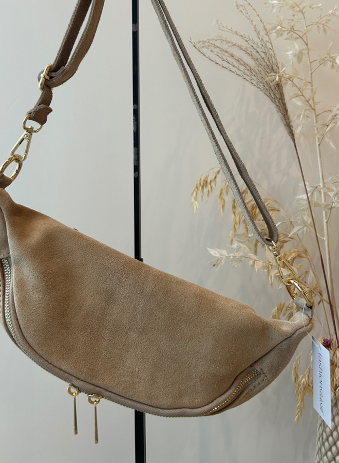 Bodybag Suede Beige