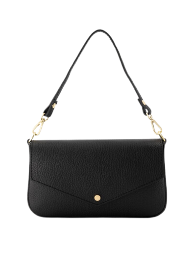 Brandy Clutch / Schoudertasje Zwart