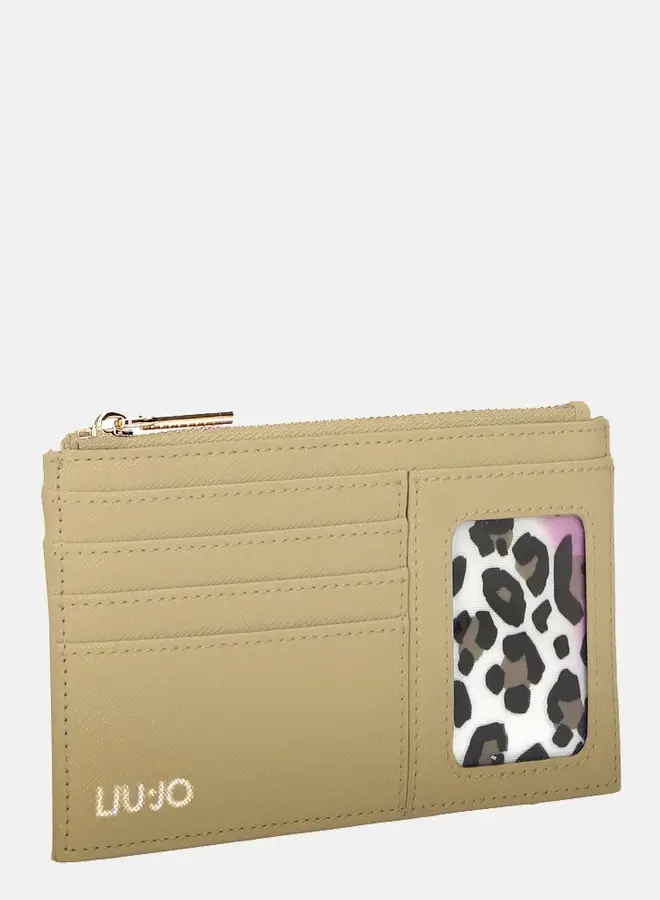 Card Holder met rits Goud