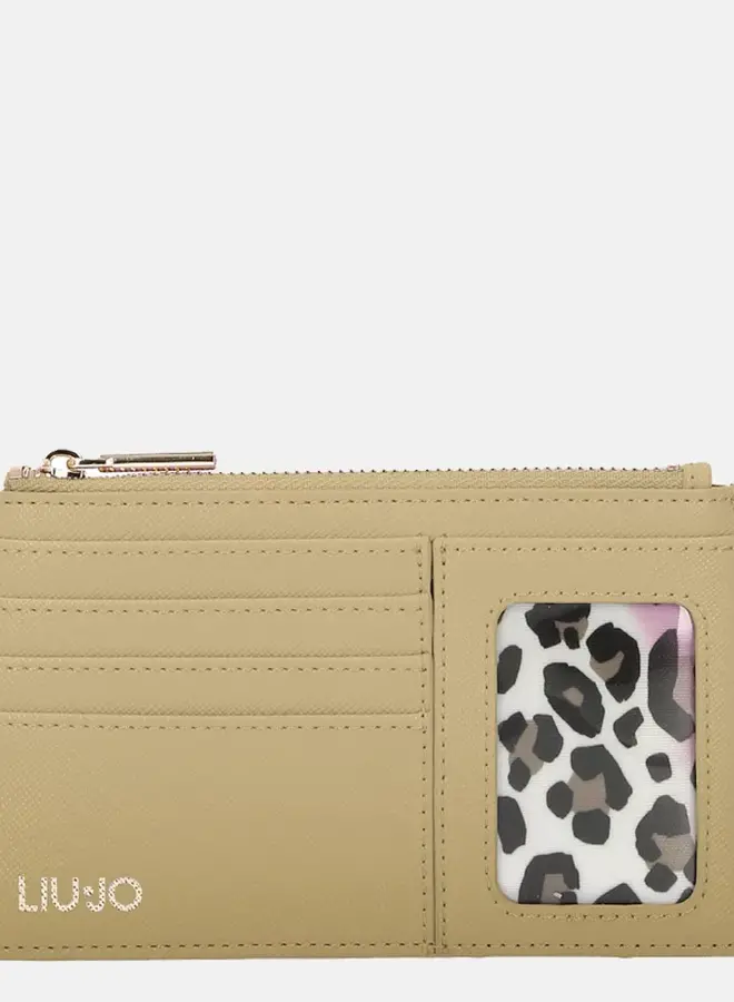 Card Holder met rits Goud