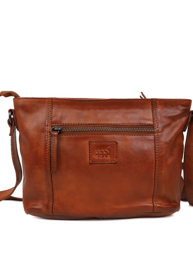 Kleine schoudertas CL44507 Zoë Cognac