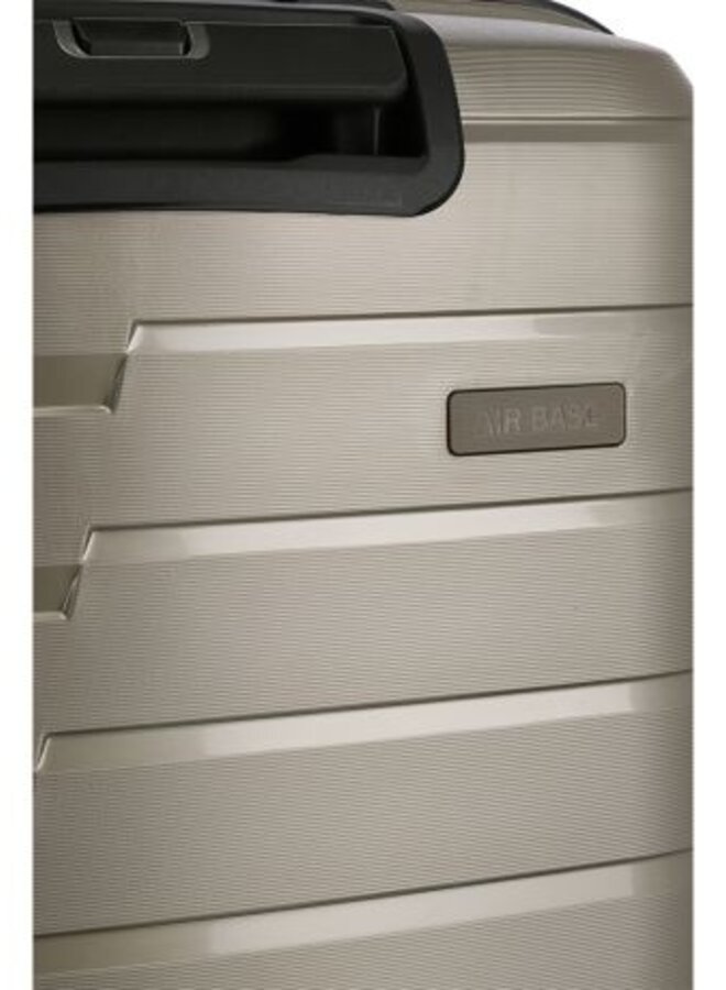 Air Base 4w Trolley L Champagne Metal