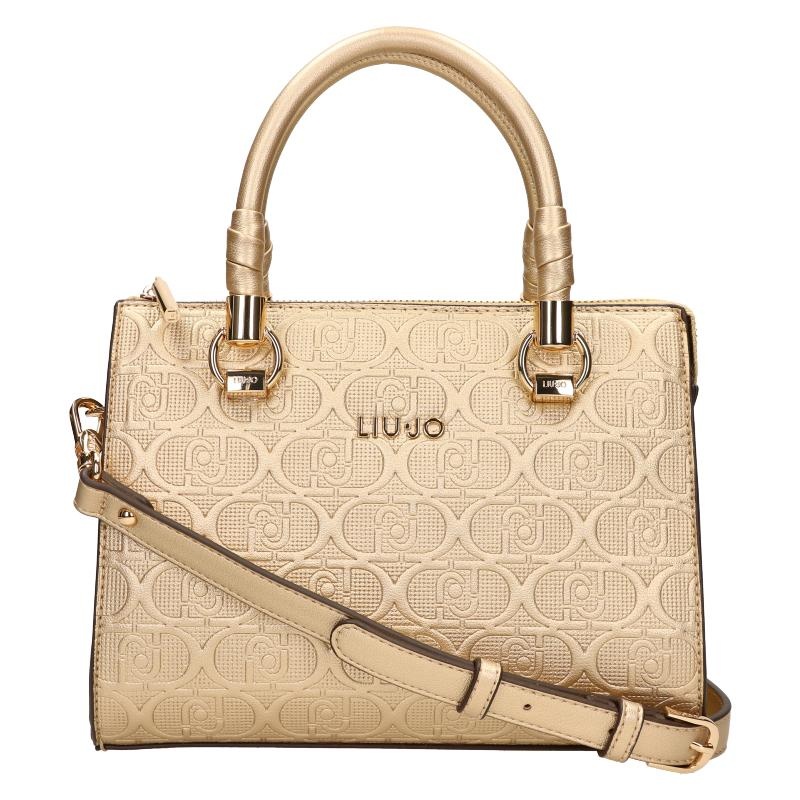 Fashionstash Liu Jo Manhattan Boston Bag Small Goud Fashionstash