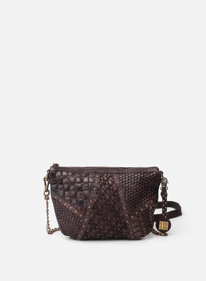 Carter Schoudertasje Donker Bruin