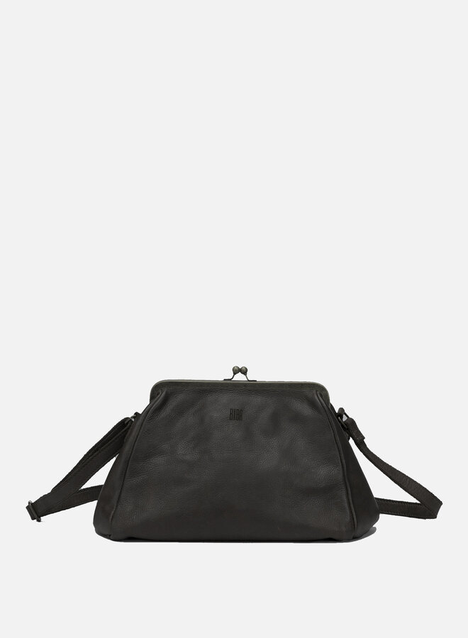 Boston Knip Schoudertas Zwart