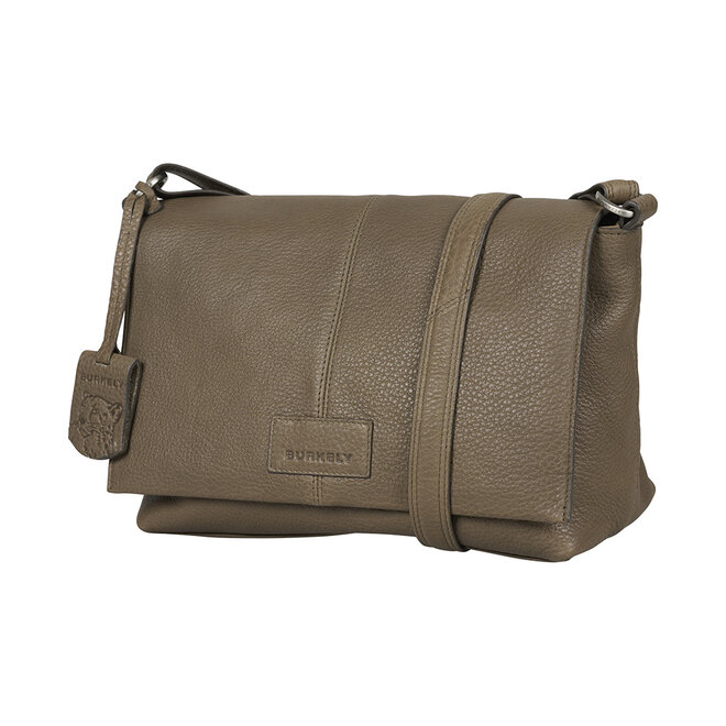 Soft Skylar Schouder Satchel Tas Taupe