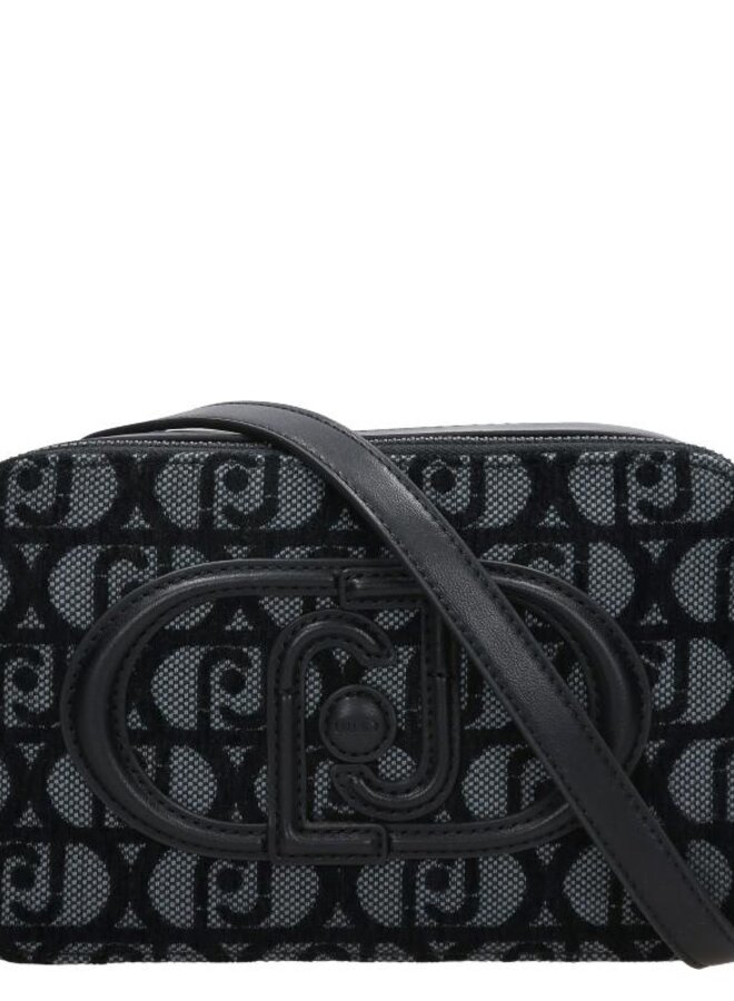 Rubino Camera Bag Jacquard Zwart