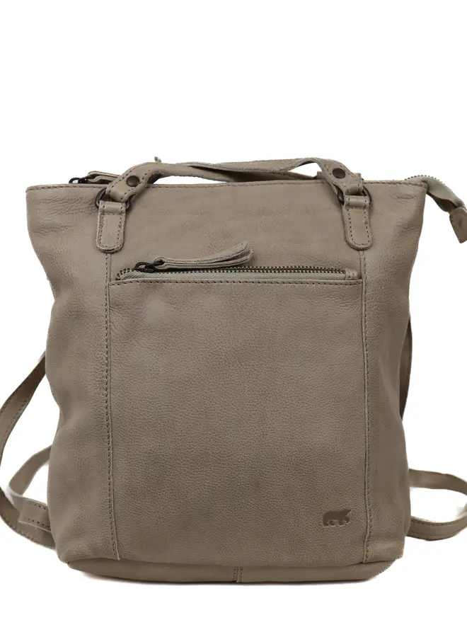 Rugzak/Schoudertas CL40273 Sandy Silver Mink