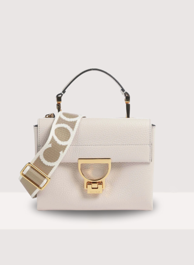 Handtas Arlettis Signature Lambskin White