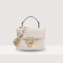 Handtas Arlettis Signature Lambskin White