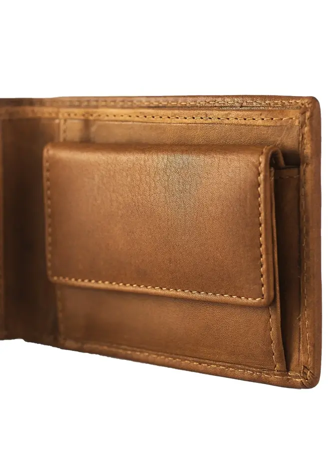 Portemonnee Klein Enzo Cognac