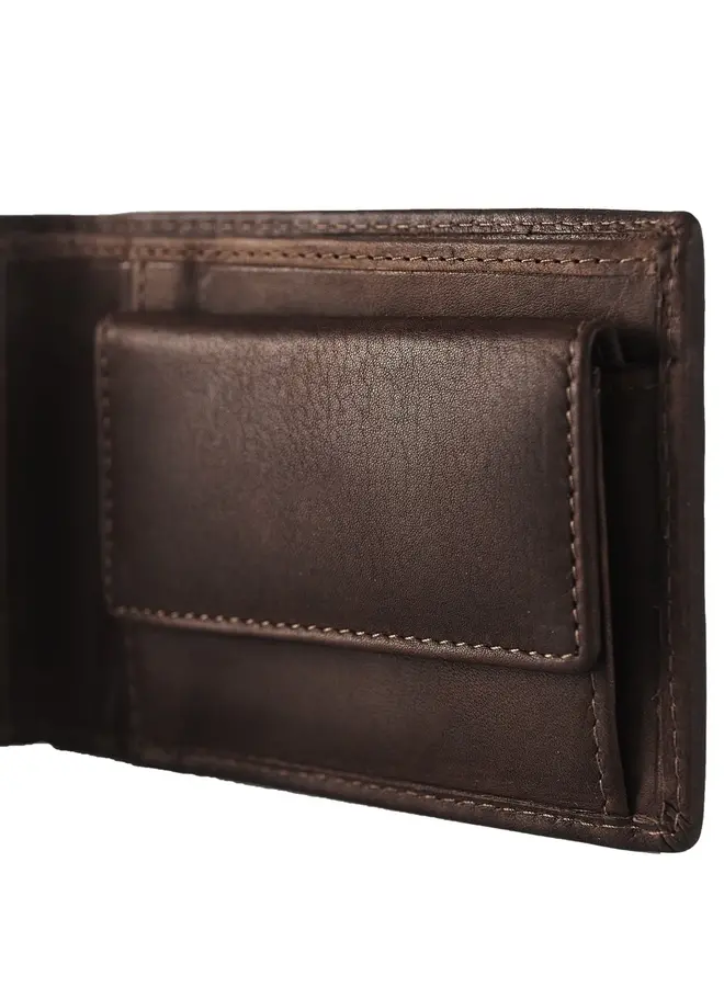 Portemonnee Klein Enzo Bruin