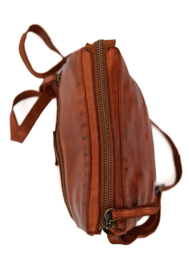 Klein schoudertasje Monique CL45084 Cognac