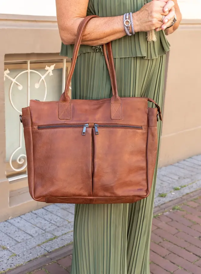 Laptoptas CP1657 Binni Cognac