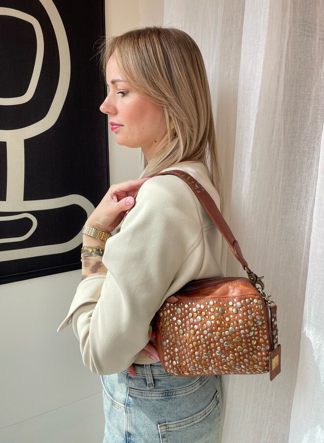 Lovington Stars Crossbody Cognac