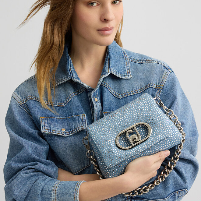 La Puffy Crossbody S Denim