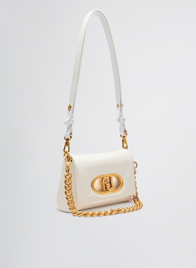 La Puffy crossbody S off white