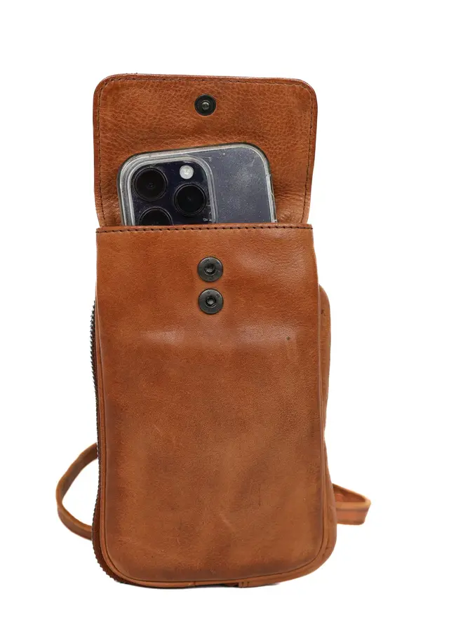 Telefoontasje Romee  Cognac