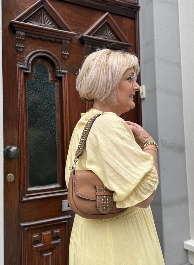 Cody Schoudertasje Cognac