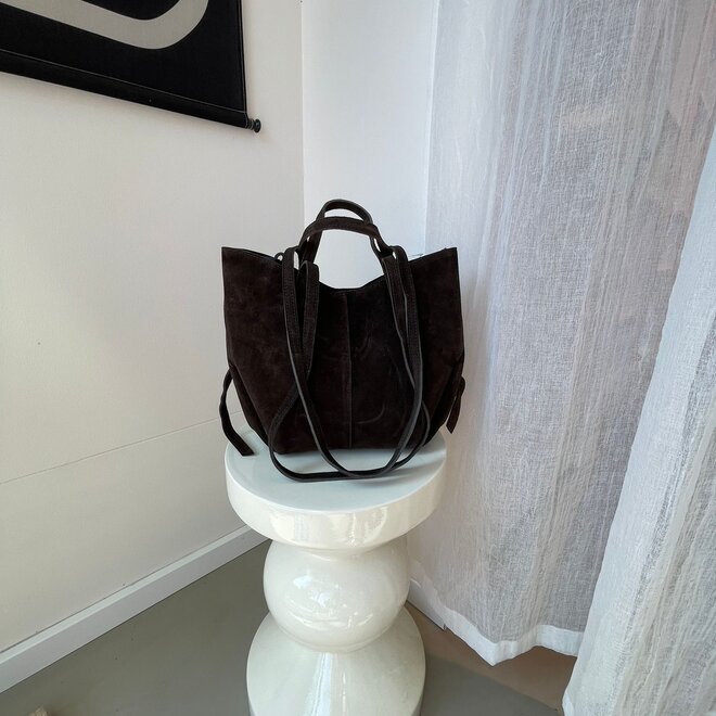 Polena Suede Donkerbruin