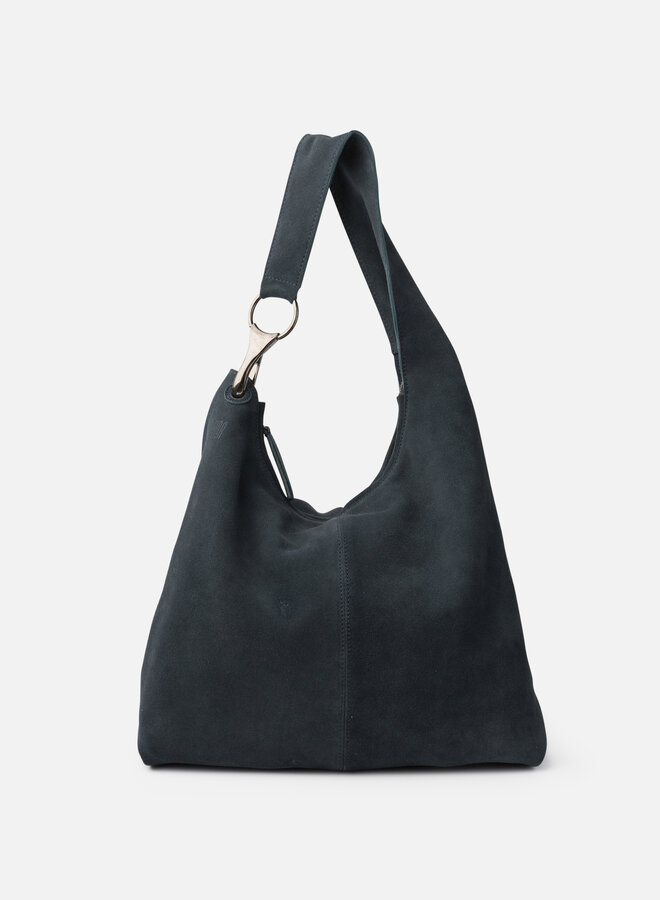 Jackpot Schoudertas Suede Blauw
