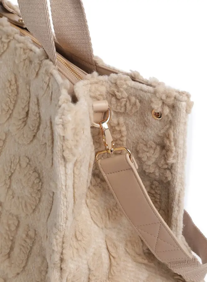 Logo Shopper Beige