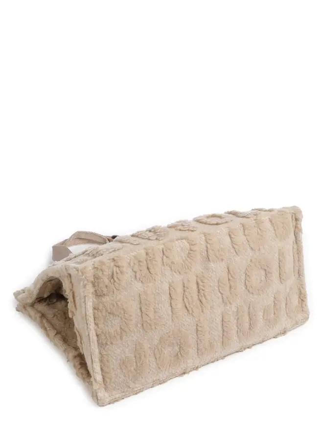 Logo Shopper Beige