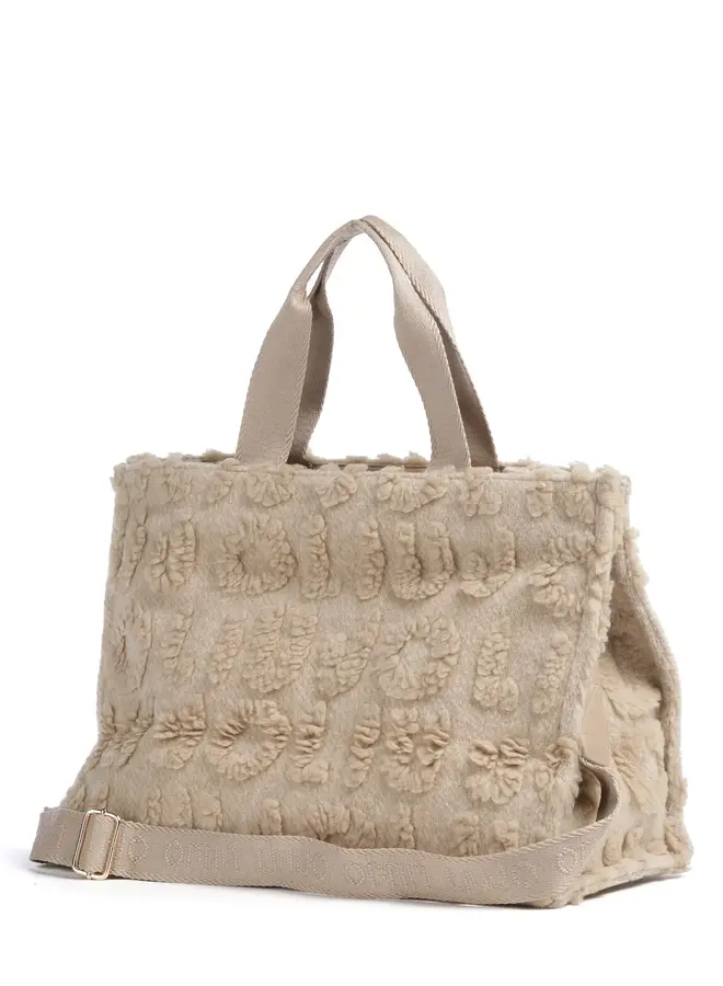 Logo Shopper Beige