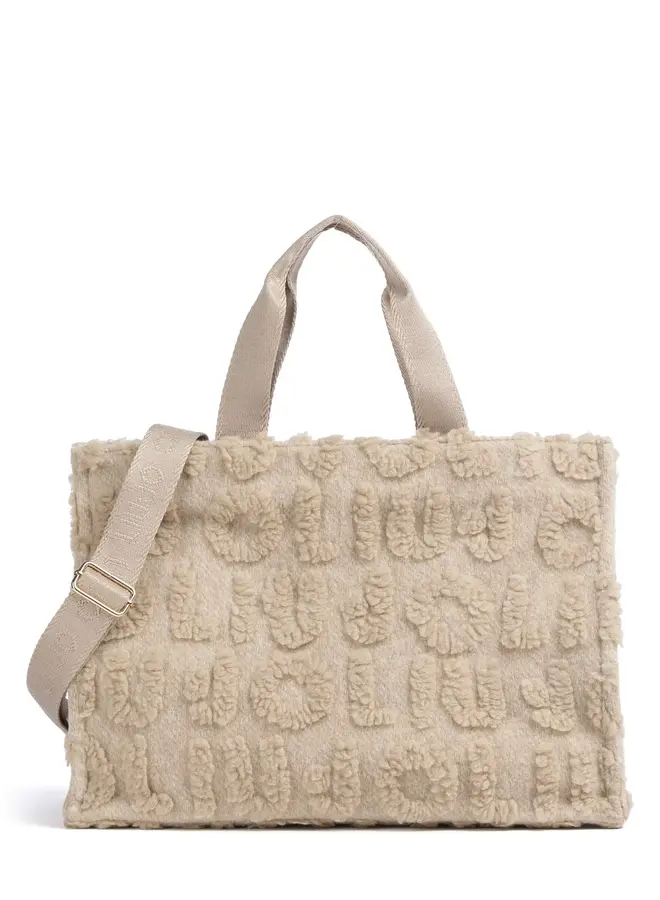 Logo Shopper Beige