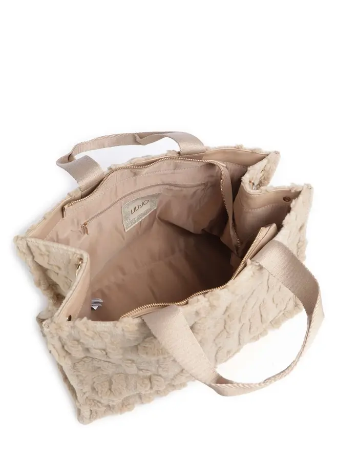 Logo Shopper Beige
