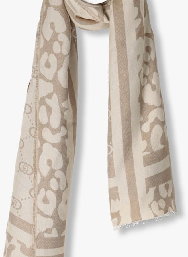 Monogram Sjaal Beige