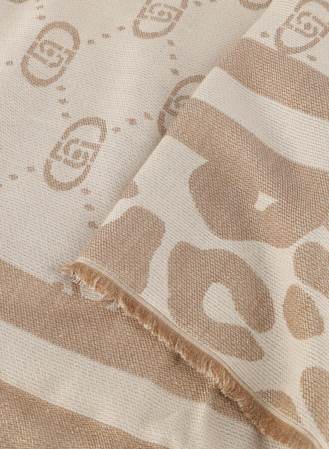Monogram Sjaal Beige