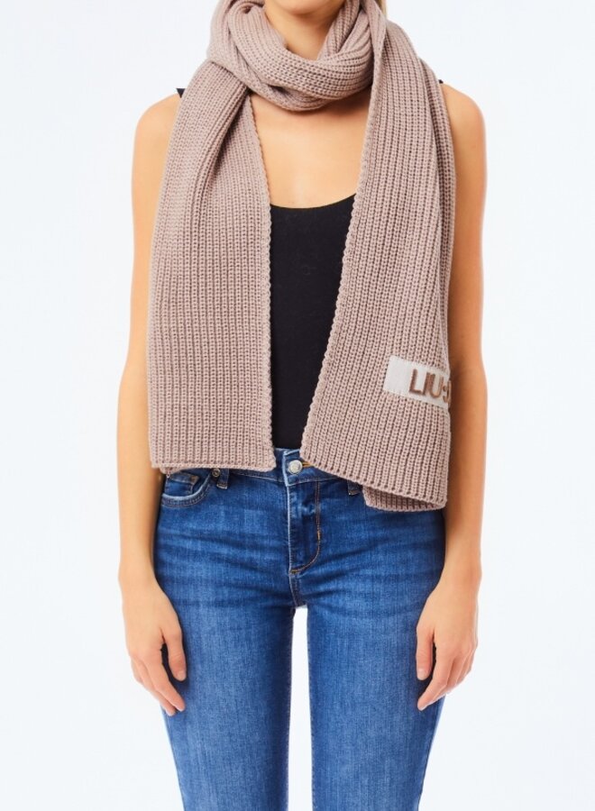 Logo Sjaal Desert Taupe