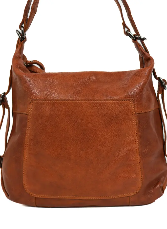 Rugzak/Schoudertas Veerle MJ1912 Cognac