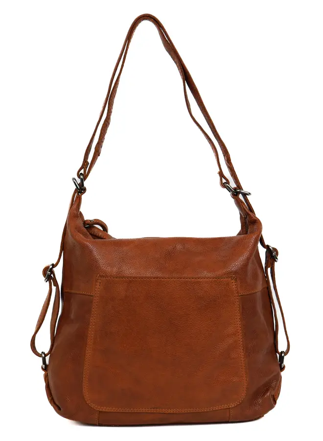 Rugzak/Schoudertas Veerle MJ1912 Cognac