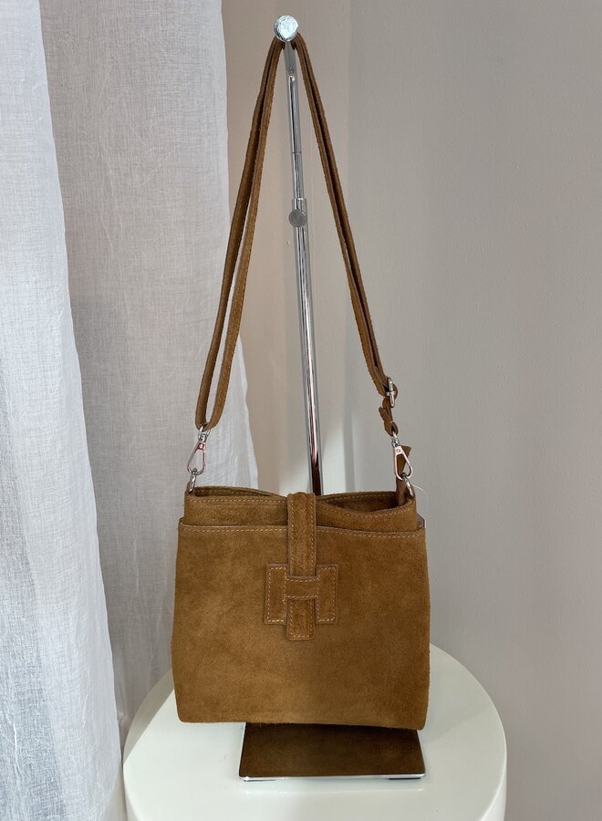 Holly Suede Cognac