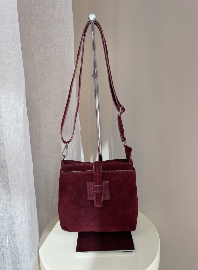 Holly Suede Bordeaux