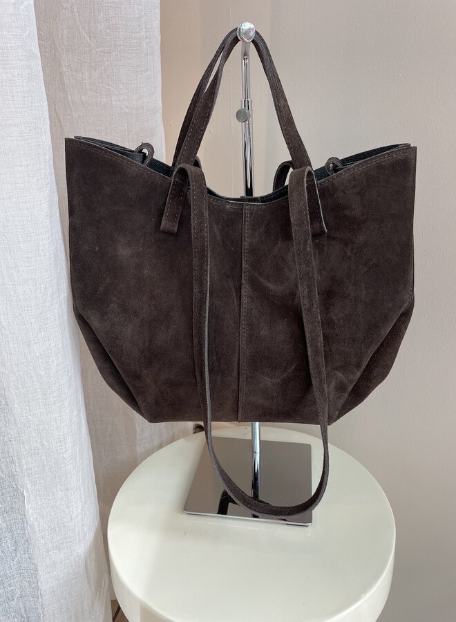 Polena Suede Donkerbruin