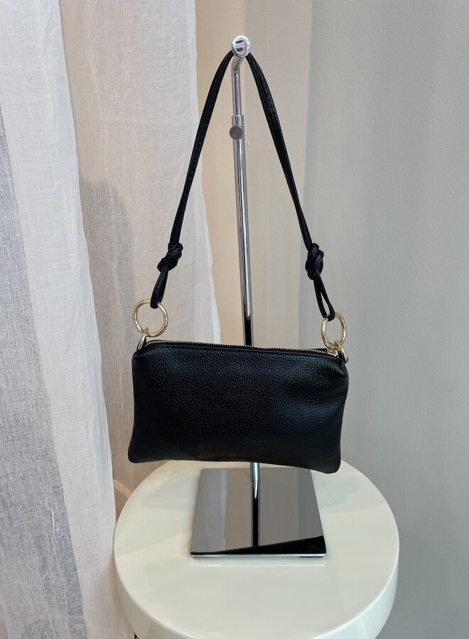 Pien Schoudertasje Zwart