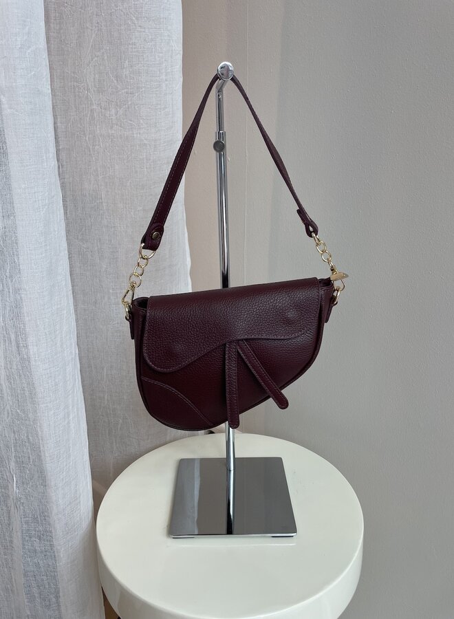 Gigi Zadeltasje Bordeaux