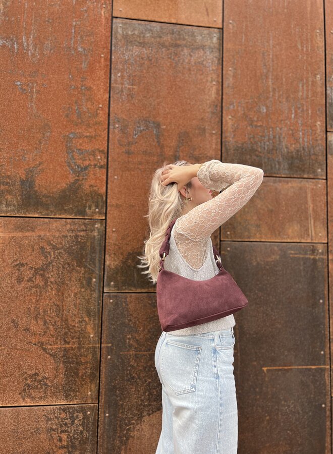 Penny Suede Bordeaux