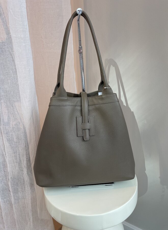 Halley Schoudertas Taupe