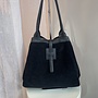 Halley Schoudertas Suede Zwart