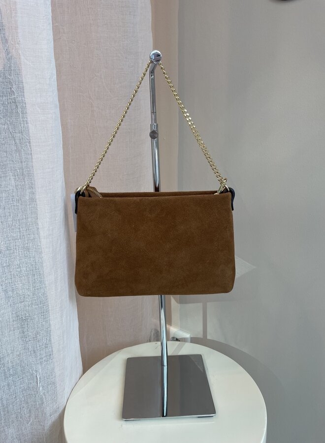 Pauline Suede Cognac