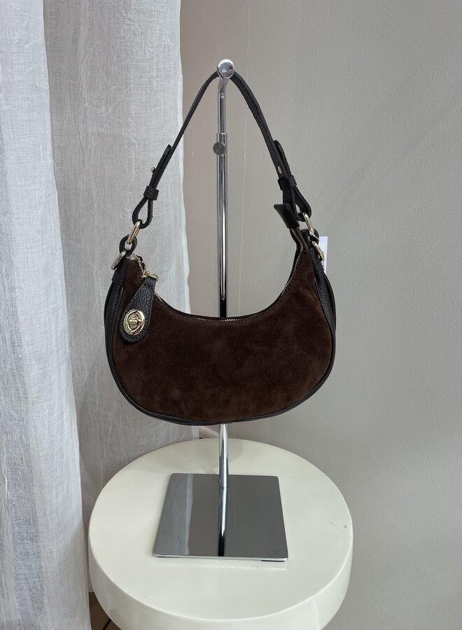 Alessi Suede Donkerbruin