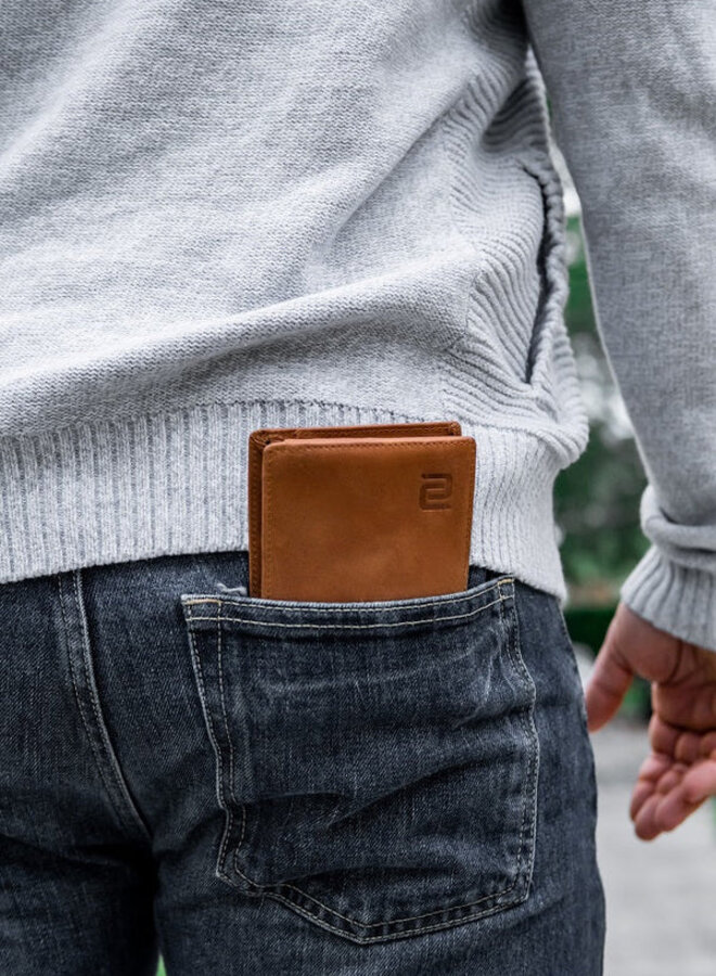 Elite Portemonnee Billfold Bruin