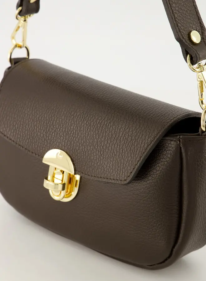 Marissa Schoudertasje Donkerbruin