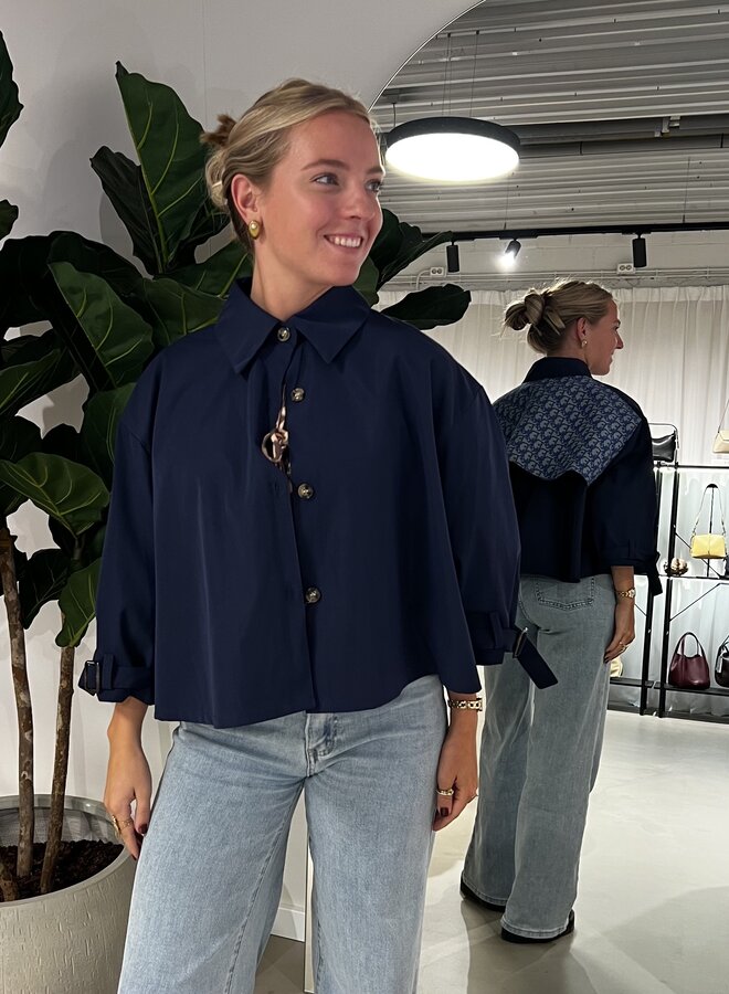 Cape Designer Dior/Blauw