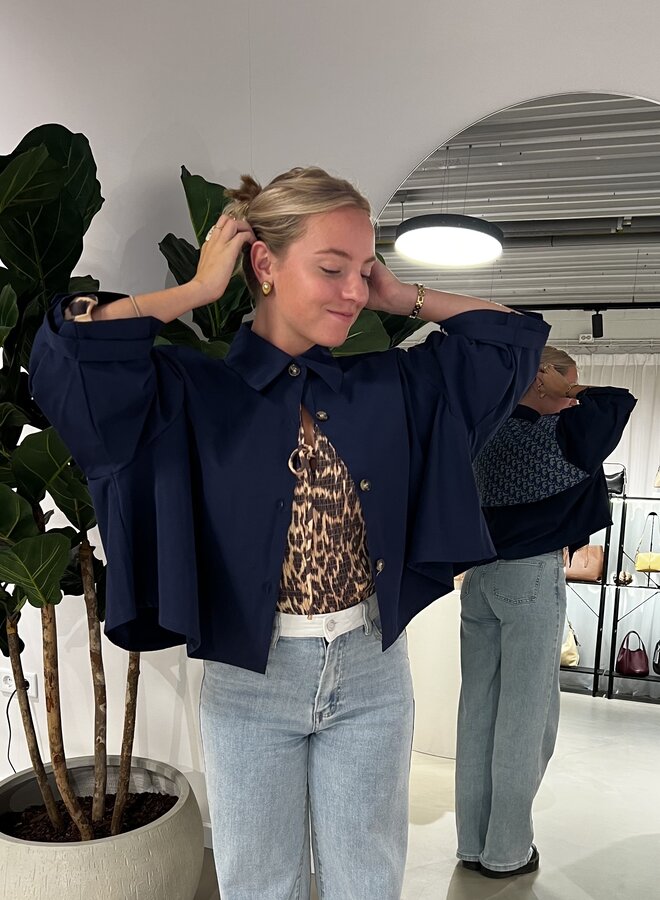 Cape Designer Dior/Blauw