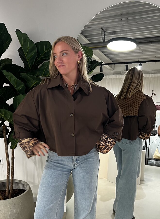 Cape Designer Gucci/Donkerbruin